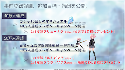 ラスバレ 事前登録報酬