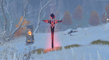 積雪の道の「剣試しの地」