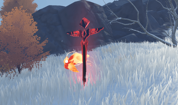 積雪の道の「龍の巡礼」