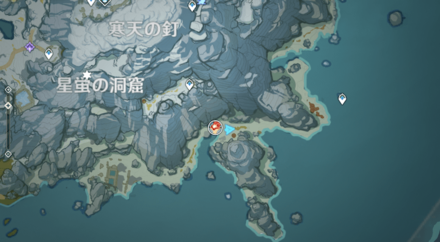 ヒルチャール暴徒・氷盾は3箇所に出現する3