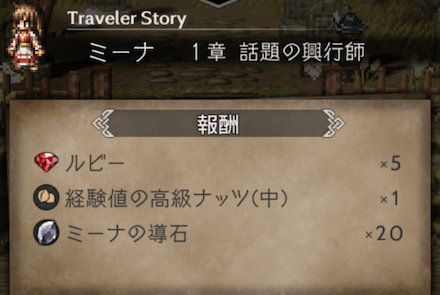 1章の攻略チャート