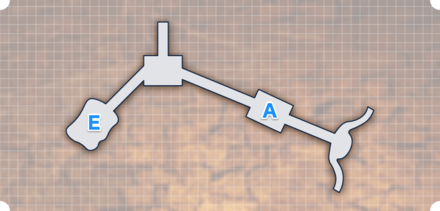 ストーンファング坑道マップ2-1