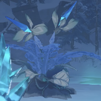 霜に覆われた奇跡の樹