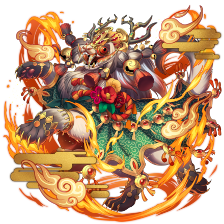 オセロニアの［舞踊る獅子竜］バルルクトロの画像