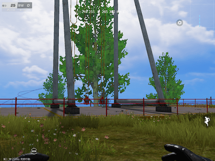 森の木小屋の画像