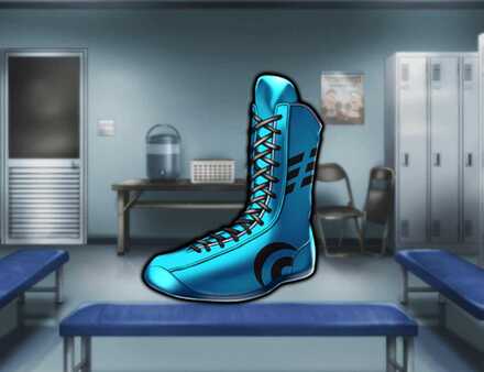 水色のシューズ★5の画像