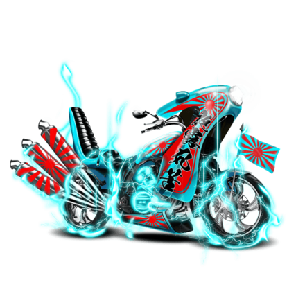 夜露死苦単車［青］SP