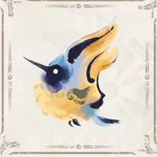 橙ヒトダマドリ