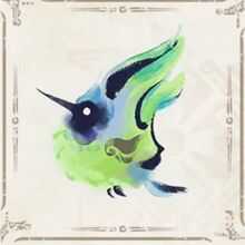 緑ヒトダマドリ