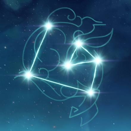 甘雨の星座画像