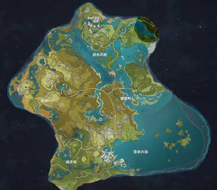 琉璃百合（マッピング）