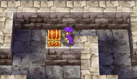 細い通路の部屋