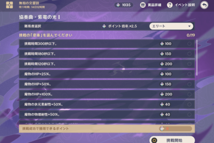 難易度と変奏を選択して挑戦する