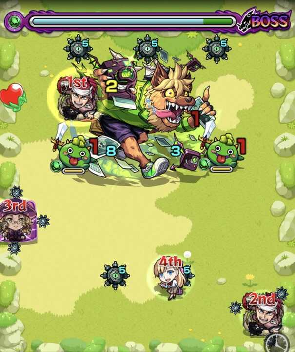 グラウソン ボス1 クロスドクロ処理後