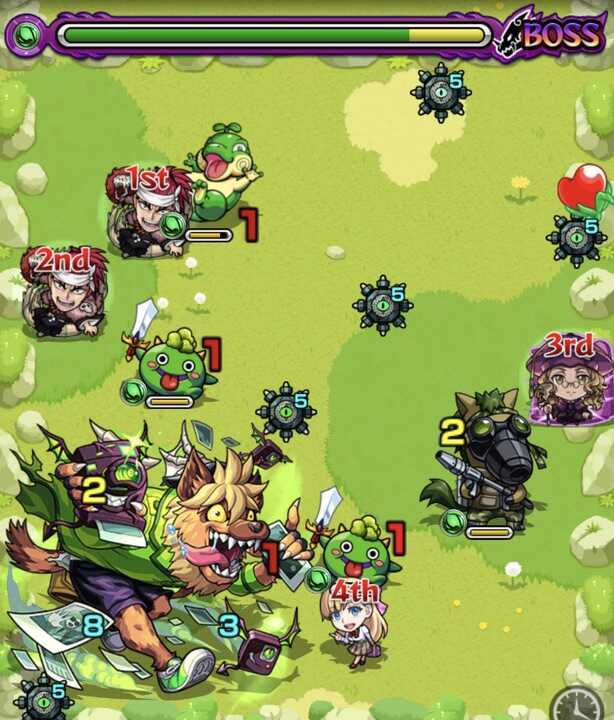 グラウソン　ボス2 クロスドクロ処理後