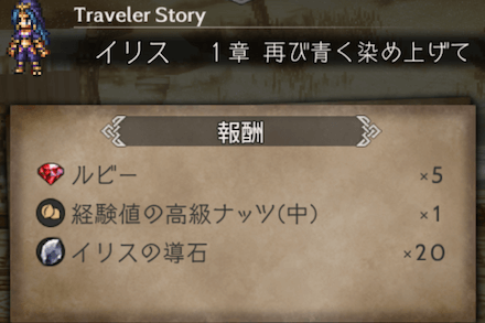 1章の攻略チャート