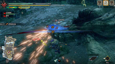 ダウンしたリオレイア