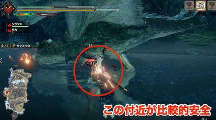 リオレイア足下