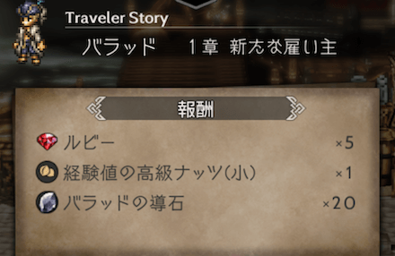 1章の攻略チャート