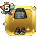 冬のチェックボトム