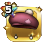 ノルディックな帽子・朱