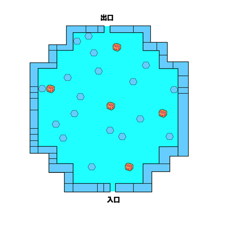 氷の床の部屋マップ