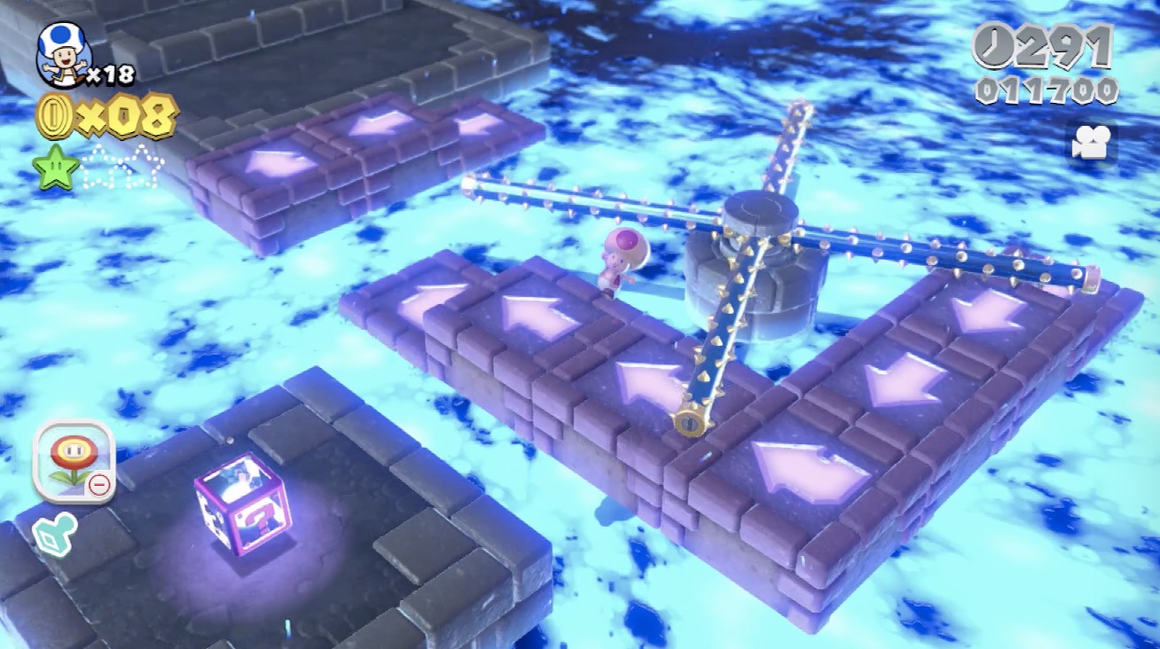 マリオ3Dワールド】ワールド城-4のグリーンスターとハンコの場所【Switch】｜ゲームエイト