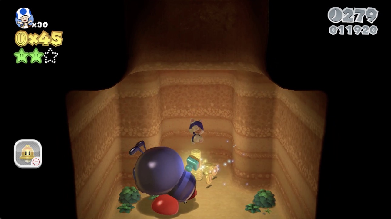 マリオ3Dワールド】ワールド5-5のグリーンスターとハンコの場所
