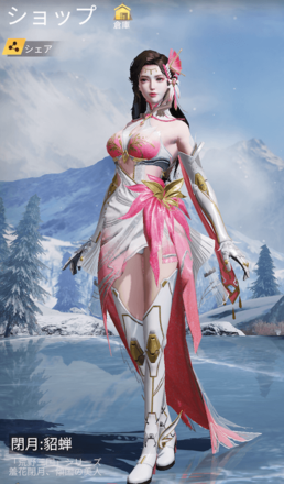 閉月：貂蝉画像