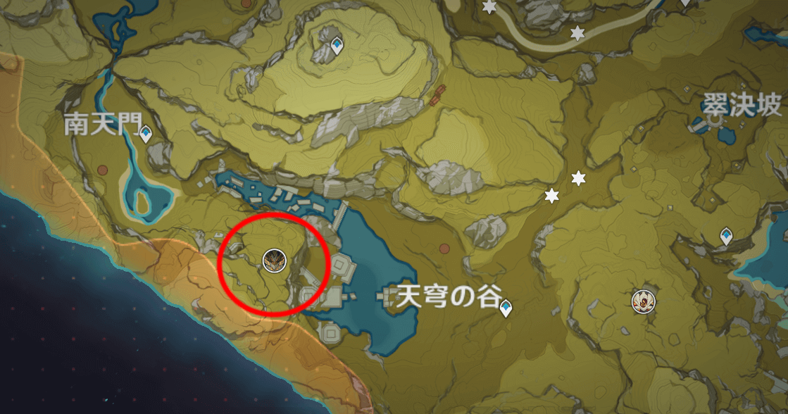 エンシェントヴィシャップ_場所