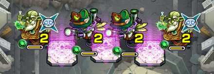 クロスドクロを優先して倒す