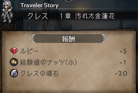 1章の攻略チャート