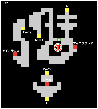 ミシディアの塔5Fマップ