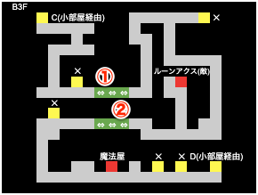 ジェイドB3Fマップ