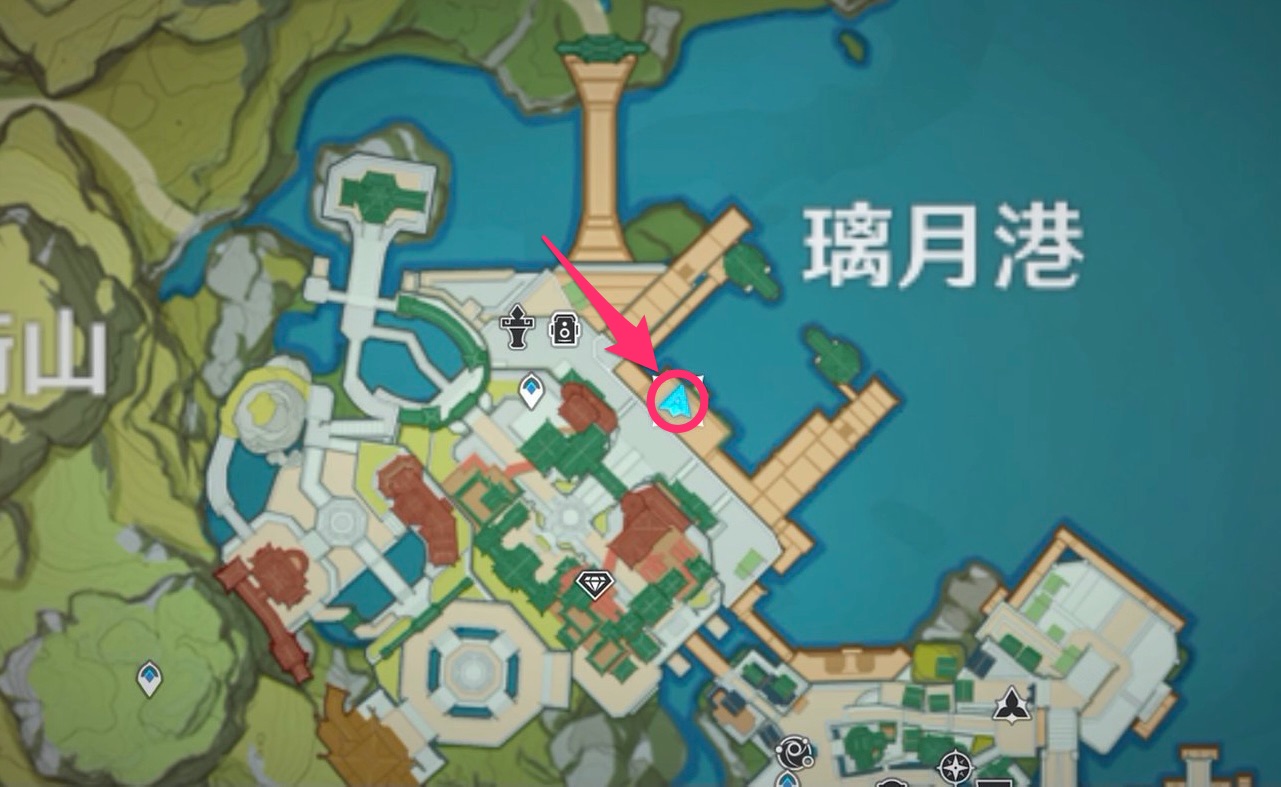 城内の諸々の場所