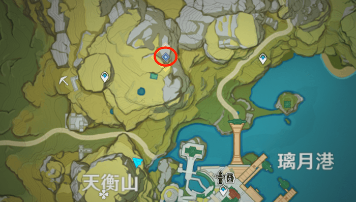 天衝山上側に移動した「テンテン」に話しかける