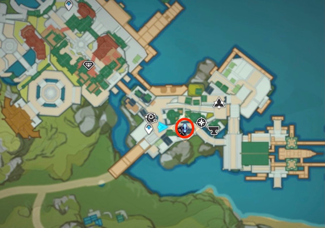 璃月にいるモンド人