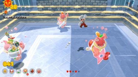 ネコプンプンの攻撃