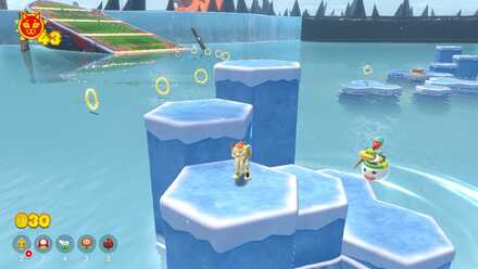 流氷に乗って海をわたる