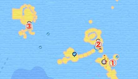 いせきのネコの全体マップ