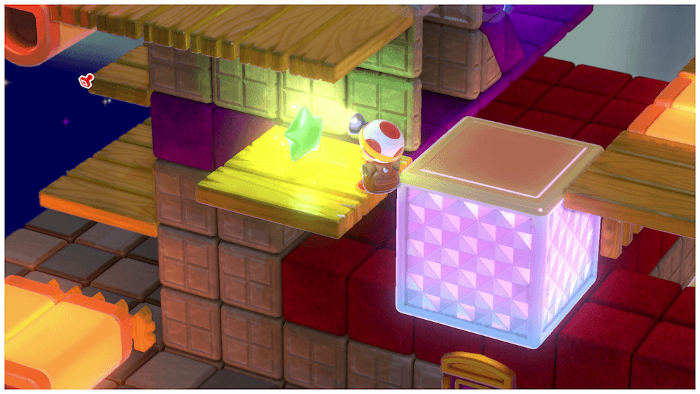 ポインターで足場を移動させる