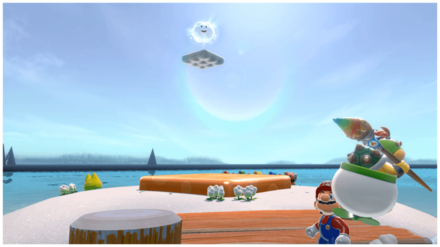 南の雲の上ですべて倒した