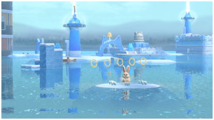 湖のウサギをつかまえて