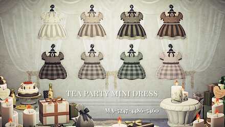 TEA PARTY MINI DRESS画像
