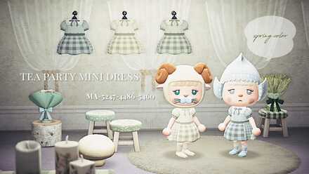 TEA PARTY MINI DRESS画像