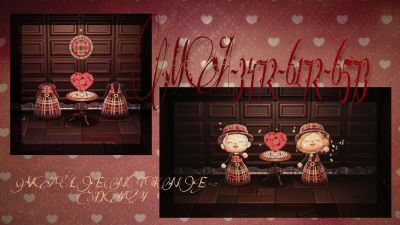 赤チェックのドレス画像