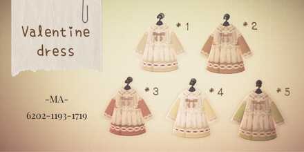 Valentine dress画像