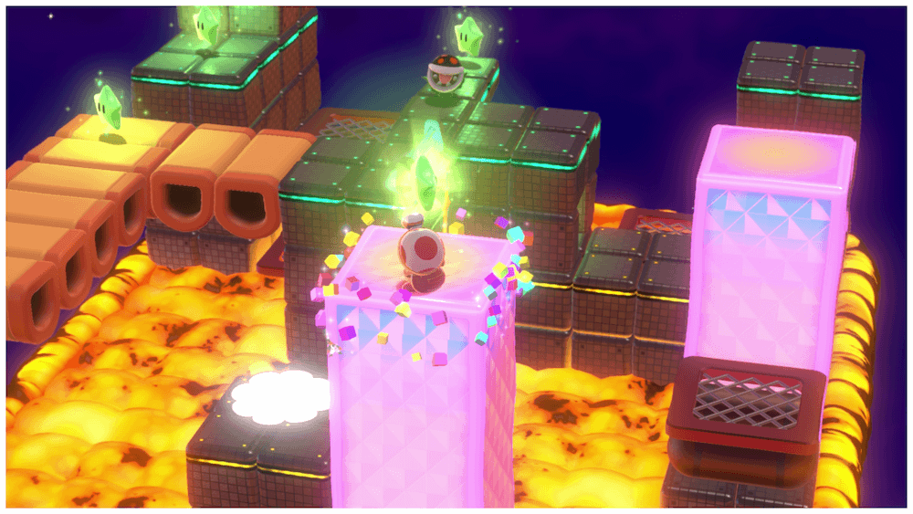 ポインターを使って台を上げる