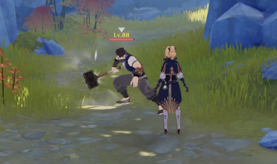 溜めハンマー2連撃