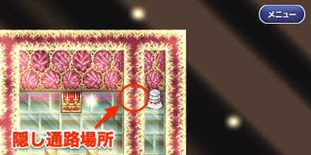 謎の迷宮5F隠し通路③